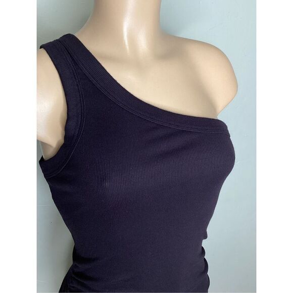 New. Michael Stars purple one shoulder midi. Small. Retails $119 - Picture 8 of 9
